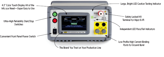 Vitrek V7X系列經濟型AC/DC/IR/GB耐壓測試儀